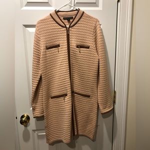 Boston Proper Lg sweater with trim